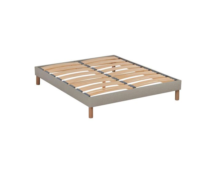 NUIT DE COTON Ensemble Srnade 2 Personnes - Matelas Ressorts Ensachs - Sommier (21)