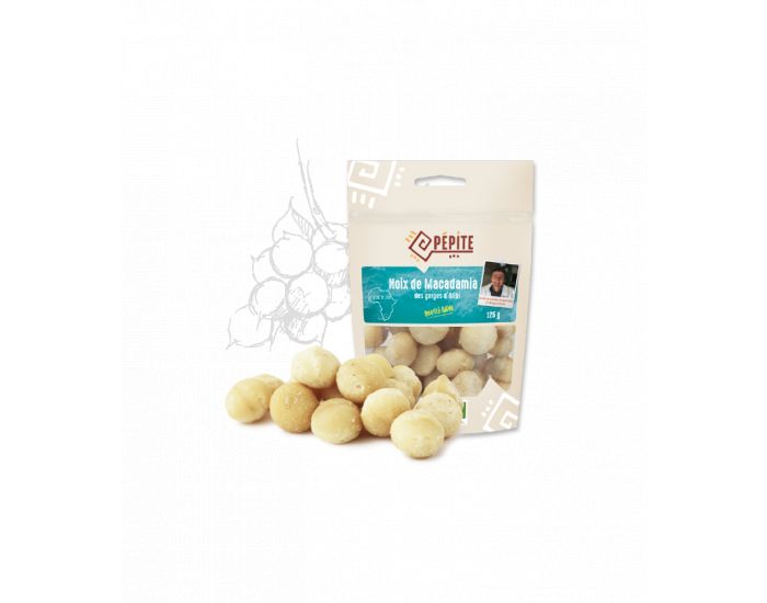 Noix de macadamia des gorges d'Oribi bio 125g - Nutri Naturel