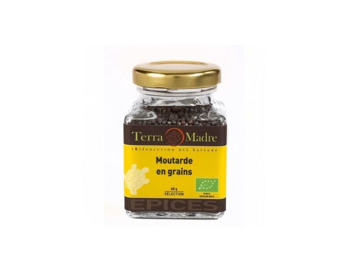 TERRA MADRE Moutarde Brune En Grains Bio - 60 g (2)