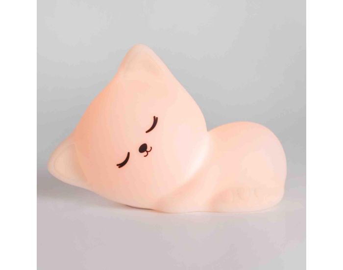 LITTLE L Veilleuse Lumineuse Tactile en Silicone - Chaton (4)