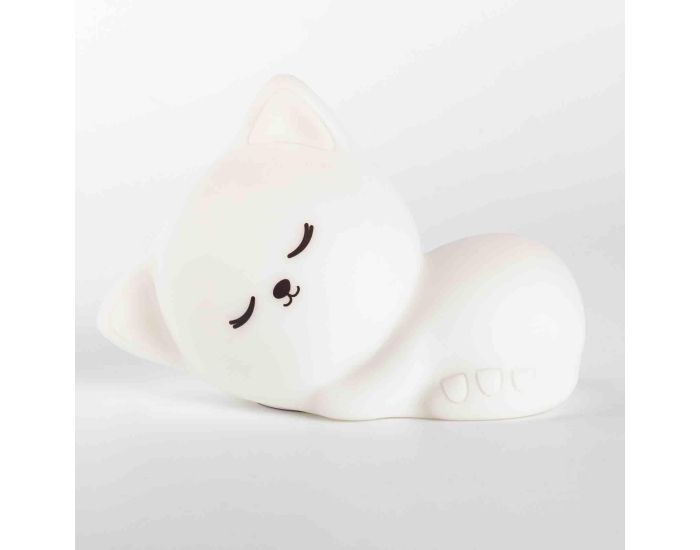 LITTLE L Veilleuse Lumineuse Tactile en Silicone - Chaton (6)