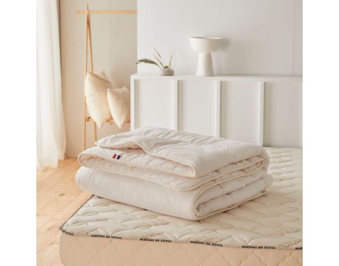 MATELAS NO STRESS Couette Laine Bio - 4 saisons (8)