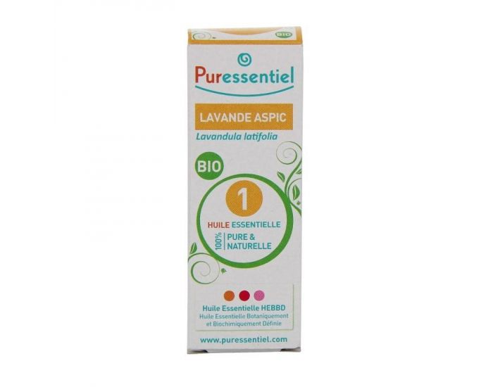 PURESSENTIEL - Huile Essentielle Lavande Aspic Bio - 10ml (1)