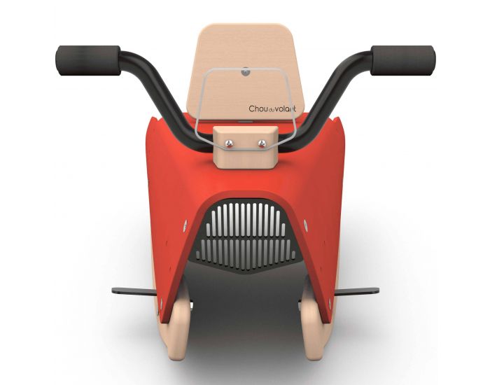 Bascule Porteur Moto 4 en 1 rouge - Chou Du Volant
