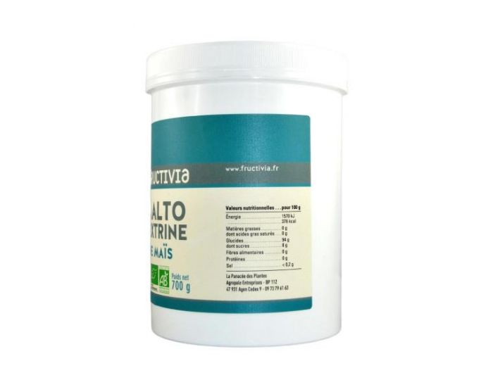 FRUCTIVIA Maltodextrine de Ma�s Bio en poudre - 700 g (4)