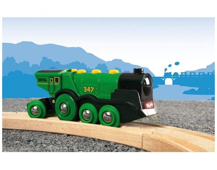 BRIO Locomotive Multifonctions - Verte - Ds  2 ans  (2)