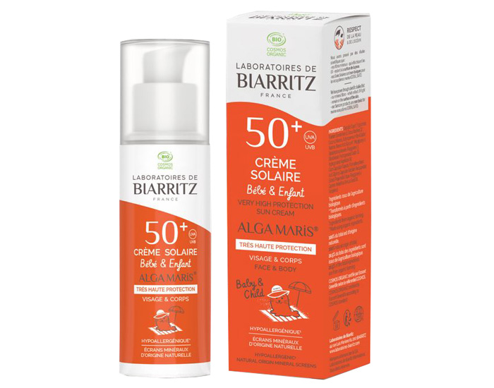 LABORATOIRES DE BIARRITZ Crme Solaire Bb & Enfant SPF50+ - Ds 6 Mois 100 ml (1)