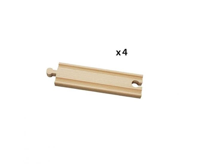 BRIO Rails Moyens Droits - 144 mm - Ds 3 ans  (1)