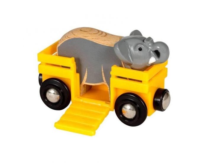 BRIO Wagon - Transporteur d'Elphant - Ds 3 ans  (1)