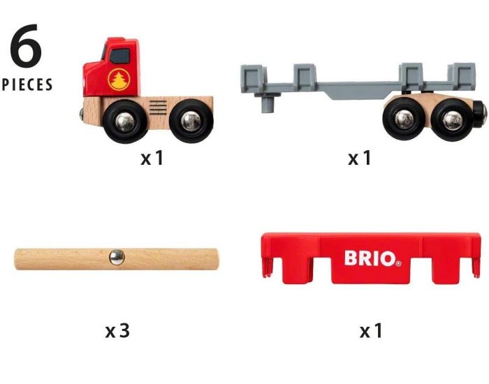 BRIO Camion de Transport de Bois - Ds 3 ans (3)