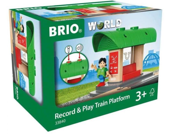 BRIO Gare  Enregistreur Vocal - Ds 3 ans  (1)