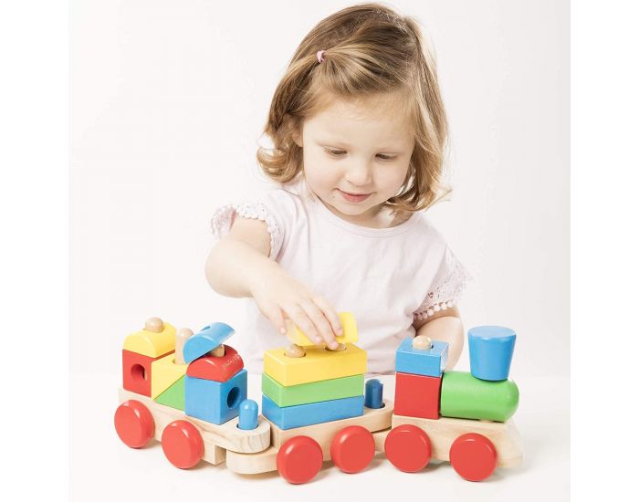 MELISSA & DOUG Train en bois - Ds 2 ans (3)