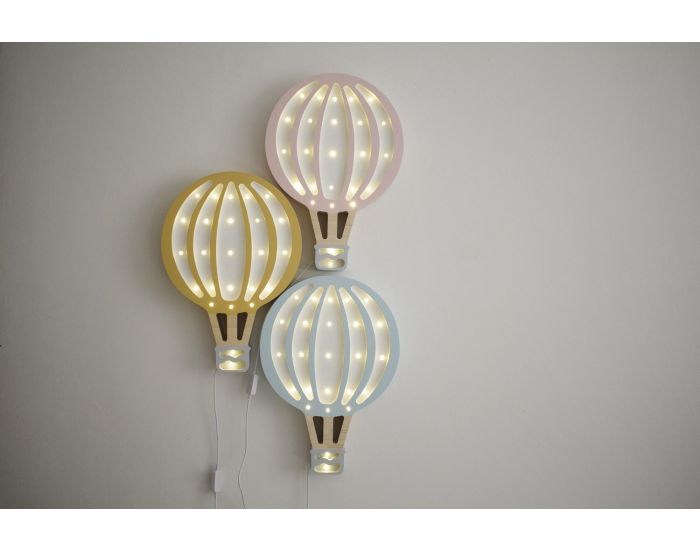 LITTLE LIGHTS Lampe Veilleuse Montgolfire Rose Poudr - Ds 3 ans (3)