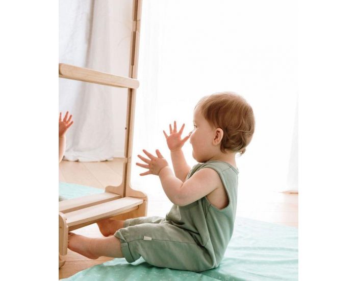 Miroir Montessori avec barre d'appui pour l'éveil et la motricité – Monti  Family