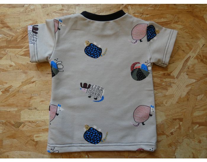 MOOMIE T-Shirt Manches Courtes - Tatous (2)