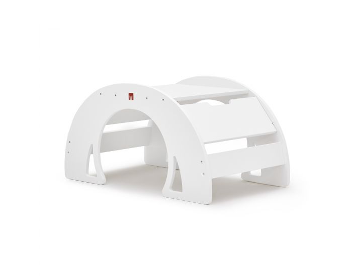 BIANCONIGLIOKIDS Rocker Enfant Modulable 11-en-1 Pont Pikler Dodo Classic - Blanc - D�s 3mois (1)