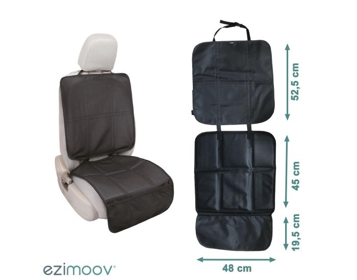 EZIMOOV Protge sige de voiture 3 en 1 - Noir  (4)