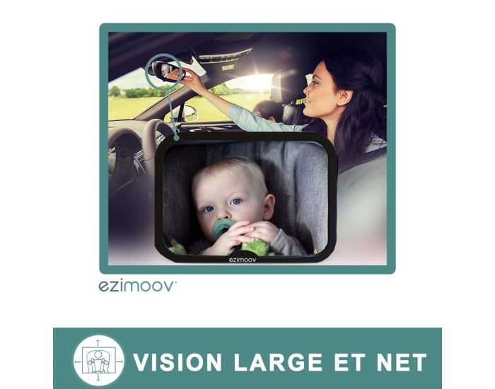 EZIMOOV Miroir de Voiture Ezi - Square  (1)