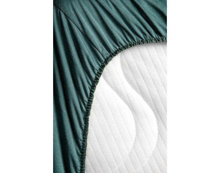 KADOLIS Alse Drap Housse Adulte Impermable Jersey Tencel - Eucalyptus (2)