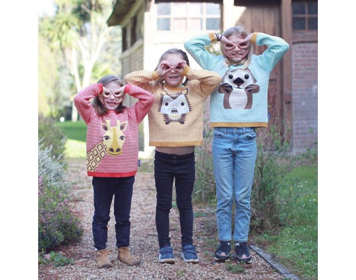 COQ EN P�TE Pull Tricot B�b� - Loutre (2)