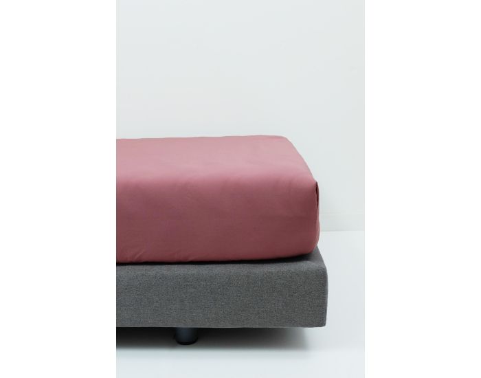 KADOLIS Drap Housse Tencel et Coton Bio - Noisette (31)