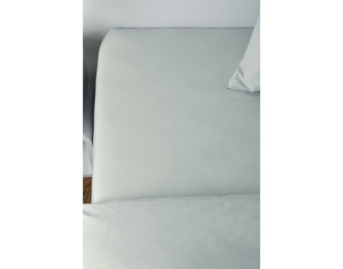 KADOLIS Drap Housse Tencel et Coton Bio - Noisette (40)