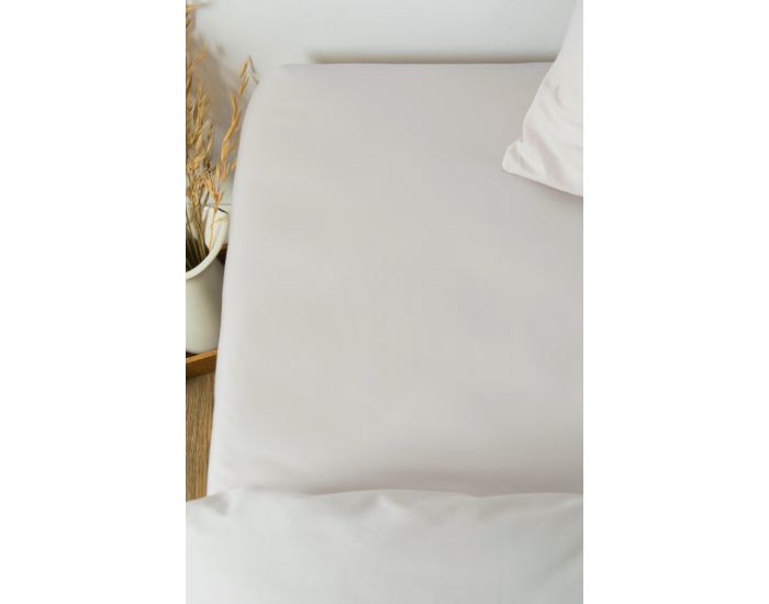 KADOLIS Drap Housse Tencel et Coton Bio - Noisette (50)