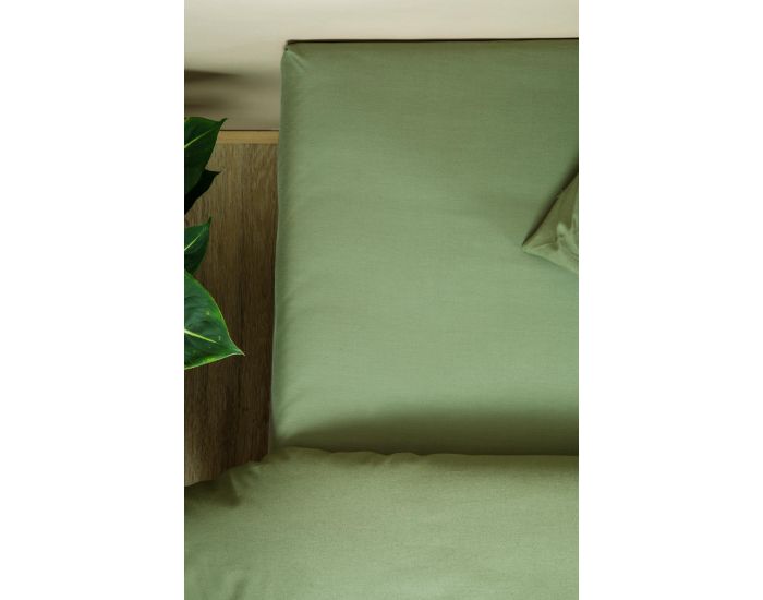 KADOLIS Drap Housse Tencel et Coton Bio - Noisette (62)