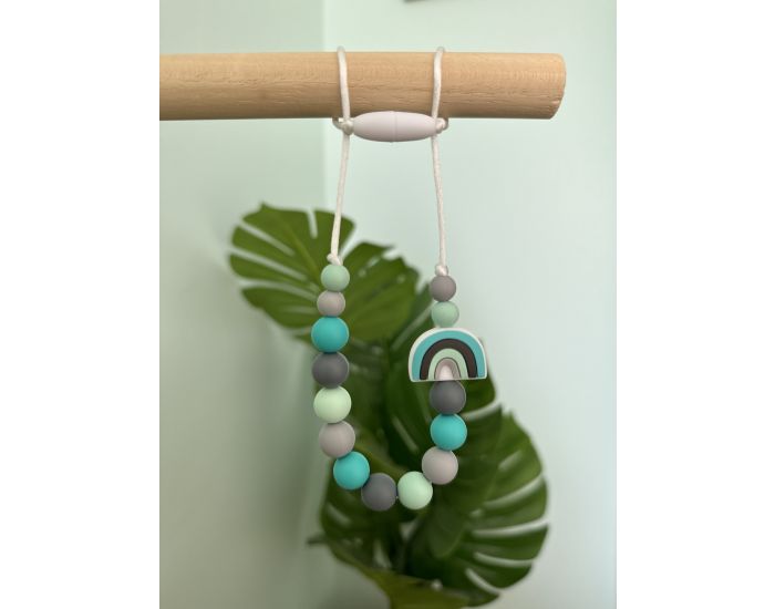 MAWEN MATERNE Collier Enfant - Arc-en-ciel Turquoise - D�s 36 mois (2)