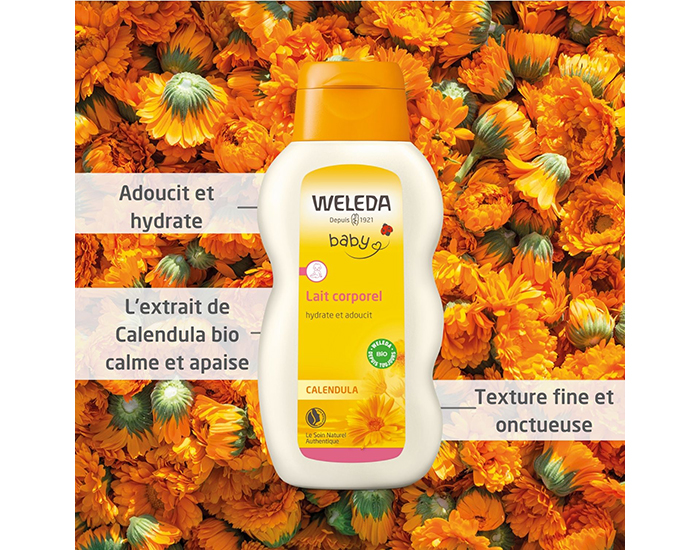 WELEDA Duo Lait Corporel Calendula - 2 x 200 ml