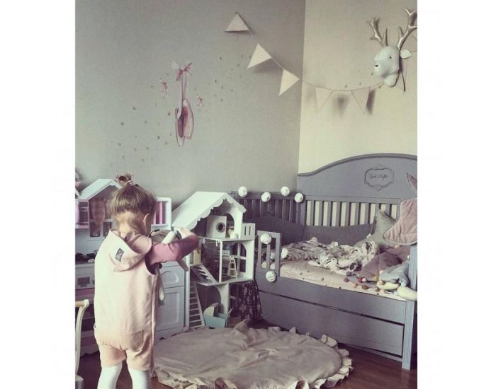 SEVIRA KIDS D�coration murale - troph�e animal en peluche Cerf blanc (18)