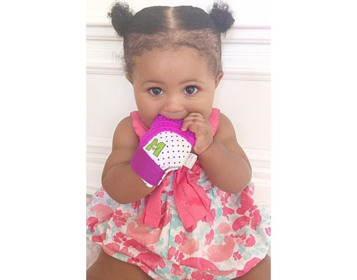 SEVIRA KIDS Moufle mitaine de dentition en silicone Gris (16)