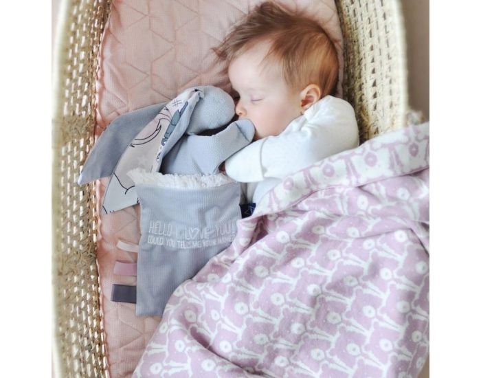 SEVIRA KIDS Doudou bouillotte compresse gel froid - sp�cial b�b� - 2 en 1 Hercule - Denim (4)