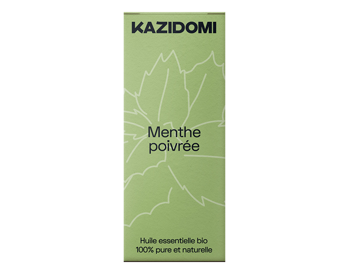 KAZIDOMI Huile Essentielle de Menthe Poivre Bio - 10 ml (1)