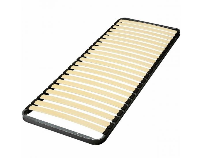 AKITEN RETAIL Pack Lit avec Matelas - Spike - Bois Naturel 90x190 cm (2)