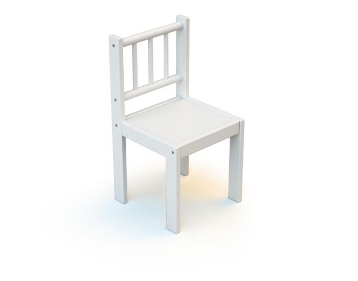 WEBABY Chaise Enfant -  Blanc (2)