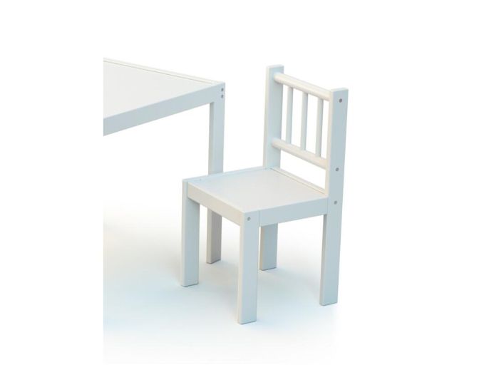 WEBABY Chaise Enfant -  Blanc (8)