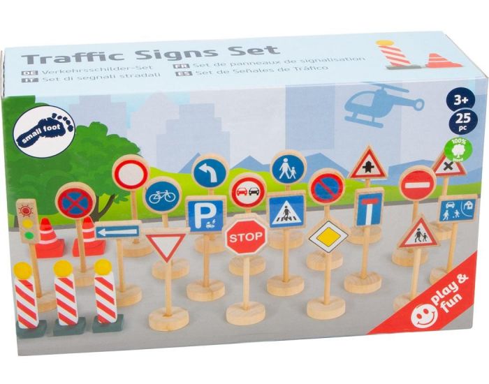 SMALL FOOT COMPANY Set de Panneaux de Signalisation - Ds 3 ans (1)