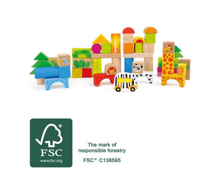 SMALL FOOT COMPANY Blocs de Construction - Zoo - Ds 1 an (3)