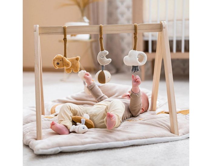 NATTOU Arche en Bois avec Jouets Suspendus - Ds 12 Mois  (1)