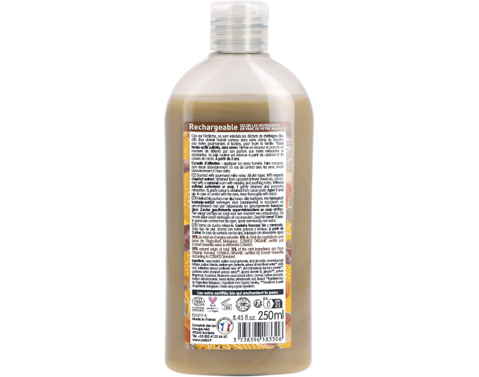 COSLYS Crme de Douche Relaxante - Chtaigne Caramel - 1L (1)