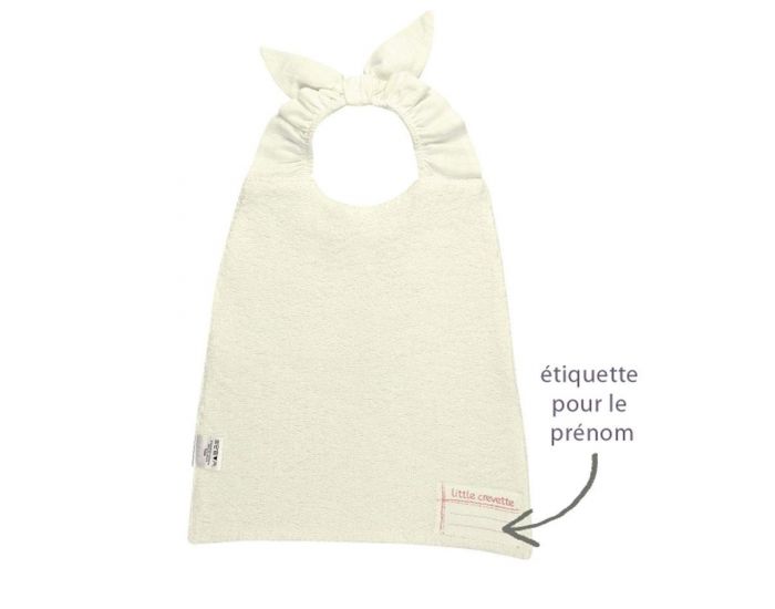 LITTLE CREVETTE Bavoir Elastique - Radis (3)