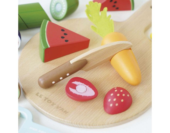 LE TOY VAN Aliments en Bois  Dcouper - Ds 2 Ans (3)