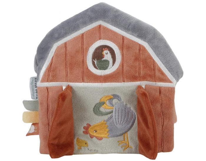 LITTLE DUTCH Livre d'Activits en Tissu - Little Farm - Ds 12 mois  (2)