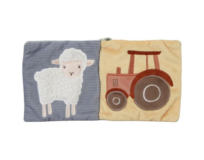 LITTLE DUTCH Livre Poussette en Tissu - Little Farm - Ds 12 mois  (3)