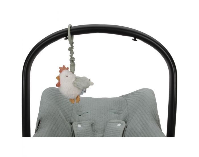 LITTLE DUTCH Peluche Poule Vibrante  Suspendre - Ds 12 mois  (2)