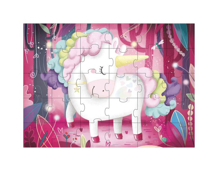 SASSI JUNIOR Puzzle & Livre - Ma Licorne Magique - Ds 3 ans  (1)