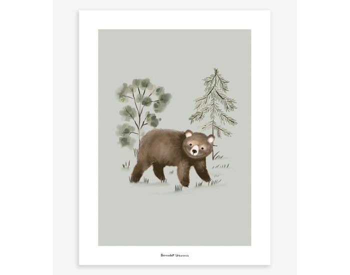 LILIPINSO Affiche Seule - Kharu - Petit Ours  (5)