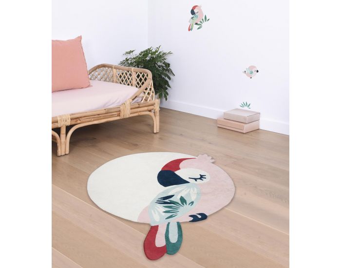 LILIPINSO Tapis - Tropica - Perroquet (2)