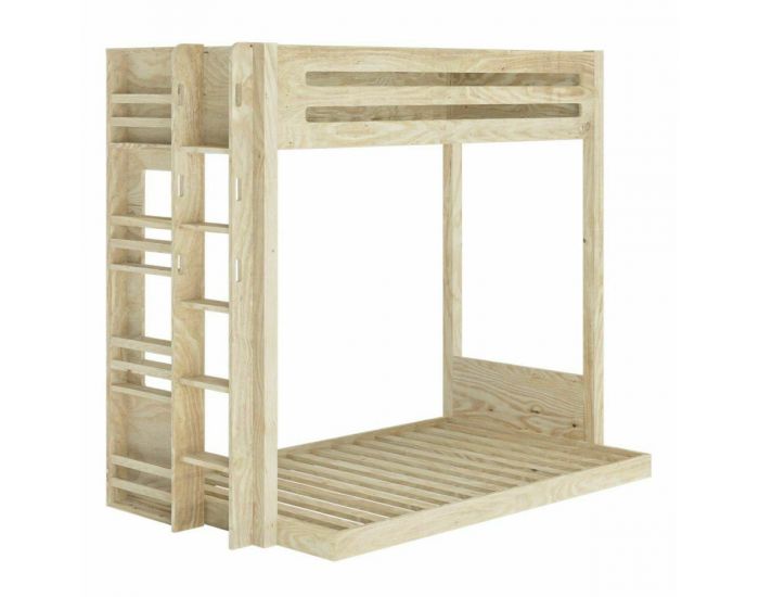 AKITEN RETAIL Lit Superpos - 3 Places - Montessori - Isa Bois naturel (5)